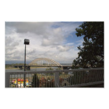 Bridge over the river Waal Photo