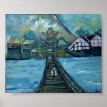 BRIDGE OVER THE TONG RIVER PRINT