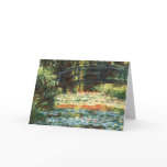 Bridge Over The Water Lily Pond by Claude Monet Greeting Card