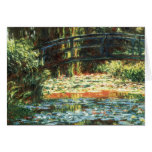 Bridge Over The Water Lily Pond by Claude Monet Greeting Card