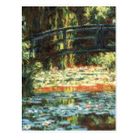 Bridge Over The Water Lily Pond by Claude Monet Postcard