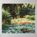 Bridge Over The Water Lily Pond by Claude Monet posters
