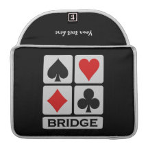Bridge Player custom MacBook sleeve MacBook Pro Sleeve