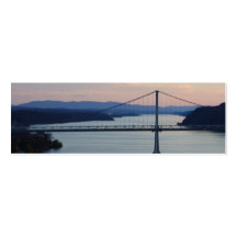 Bridge Sunset Geocache Signature/Calling Card Business Card