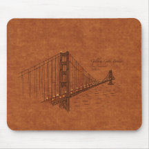 Bridges: Golden Gate, USA Mousepads