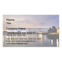 Bridges Night Business Card Templates