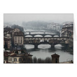 Bridges of Florence, Italy Card