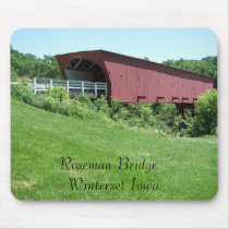 Bridges of Madison County Winterset, Iowa Mouse Pads