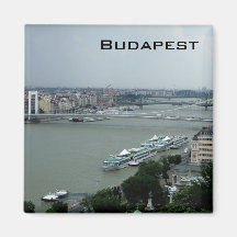 Bridges of the Danube Fridge Magnet