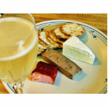 Brie Cheese Salmon Smoked Pate Crackers Champagne Photo Cut Outs