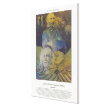 BRIG GENERAL BENJAMIN HARRISON Citizen Soldier Canvas Prints