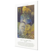 BRIG GENERAL BENJAMIN HARRISON Citizen Soldier Gallery Wrapped Canvas