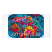 Bright and Colorful Photo Card