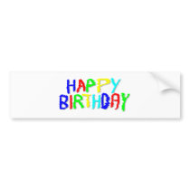 Bright and Colourful. Happy Birthday.