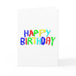 Bright and Colourful. Happy Birthday.