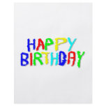 Bright and Colourful. Happy Birthday. flyers