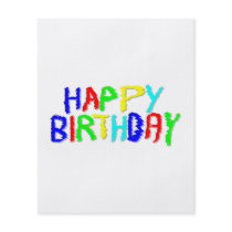 Bright and Colourful. Happy Birthday.