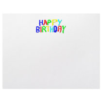 Bright and Colourful. Happy Birthday.