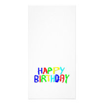 Bright and Colourful. Happy Birthday.