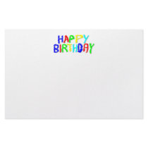 Bright and Colourful. Happy Birthday.