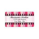 Bright Awnings Pink Address Labels