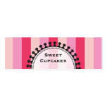 Bright Awnings Skinny Pink Business Cards