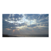 Bright "Beach Morning" (Oak Island, NC) Photo Greeting Card