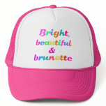 Bright Beautiful & Brunette Mesh Hats
