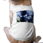 Bright Black Storm and Glowing Leaves by KLM Doggie Shirt