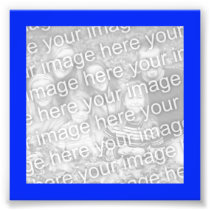 Bright Blue Frame Photo