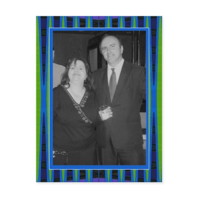 bright blue green  frame by DonnasPhotoFrames