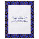 bright blue pattern