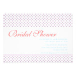 bright & bold bridal shower custom announcement