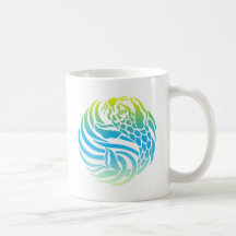 Bright Bold Summery Colourful Fancy Fish Tees, Gif Mug
