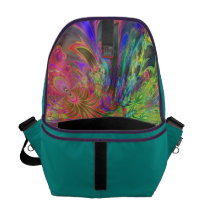 Bright Burst of Colour – Salmon & Indigo Deva Messenger Bags