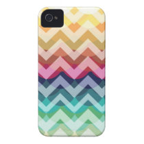 Bright Chevron Scallop Summer Pattern iPhone Case Iphone 4 Cases