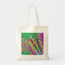 Bright Colorful Abstract Design. Tote Bags