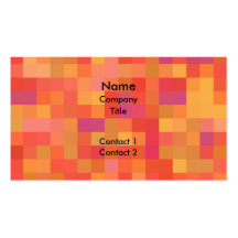 Bright Colourful Abstract design. Business Cards