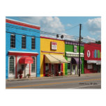 Bright Colourful Buildings Postcard