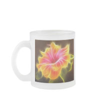 Bright Colourful Hibiscus Flower Mugs