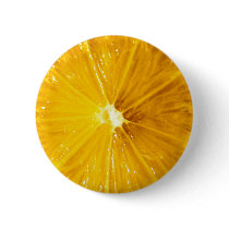 Bright Colourful Lemon Close Up Pinback Buttons