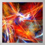 Bright colourful strokes - Poster posters