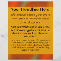 Bright Colours All Purpose Flyer flyers