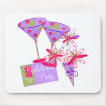 Bright Colours Bachelorette Party Mousepad