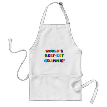 Bright Colours World's Best-est Grammie Gifts Apron