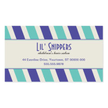 Bright Diagonals Appointment Business Card