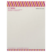 Bright Diagonals Letterhead