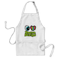 Bright Eye Heart I Love Bacon Strips Apron