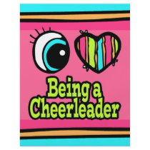 Bright Eye Heart I Love Being a Cheerleader Flyers