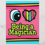 Bright Eye Heart I Love Being a Magician Full Colour Flyer